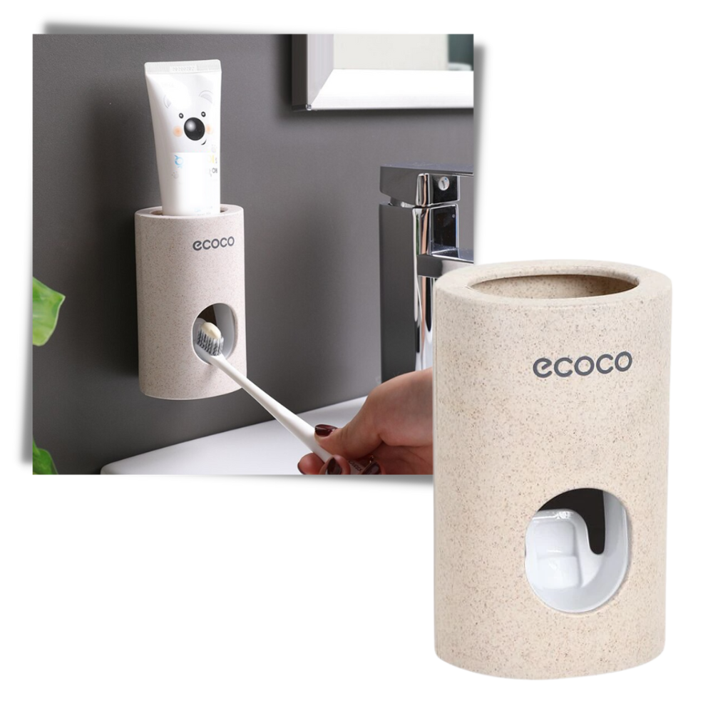 Stone Wall-Mounted Toothpaste Dispenser - Ozerty