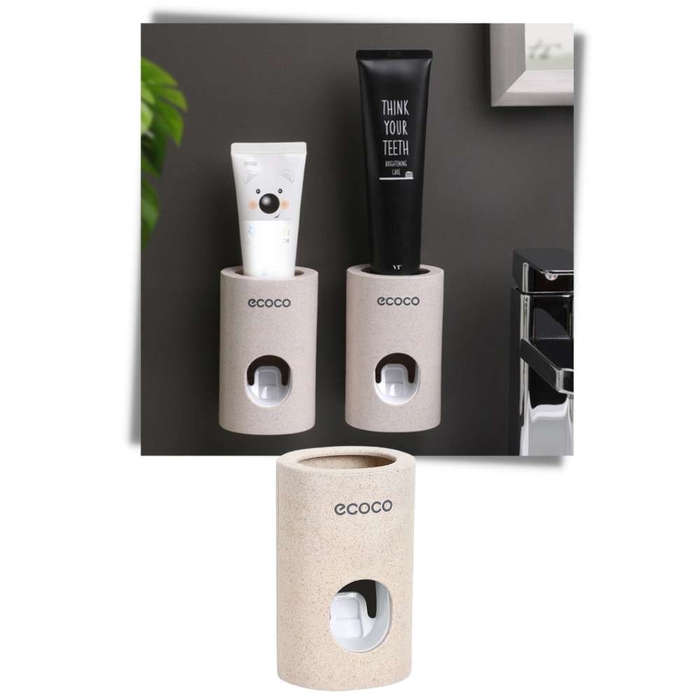 Stone Wall-Mounted Toothpaste Dispenser - Ozerty