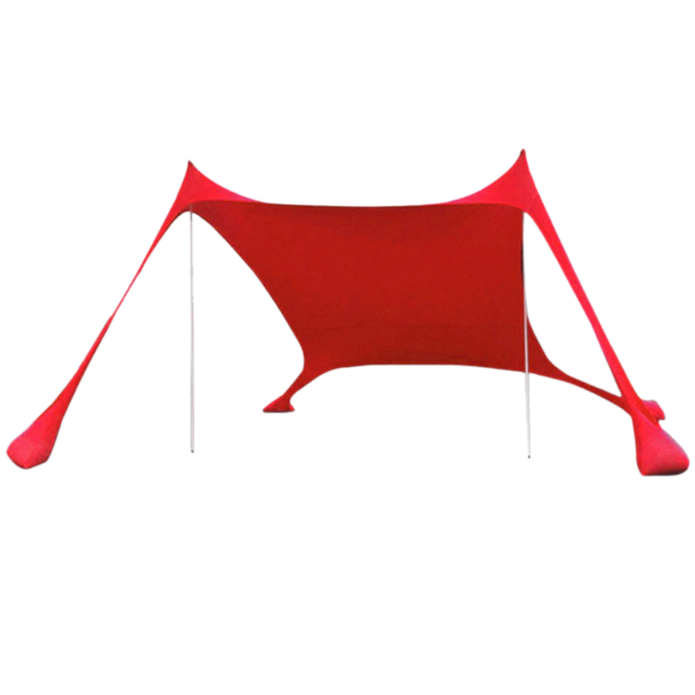 Lightweight Beach Shade Tent -Red - Ozerty