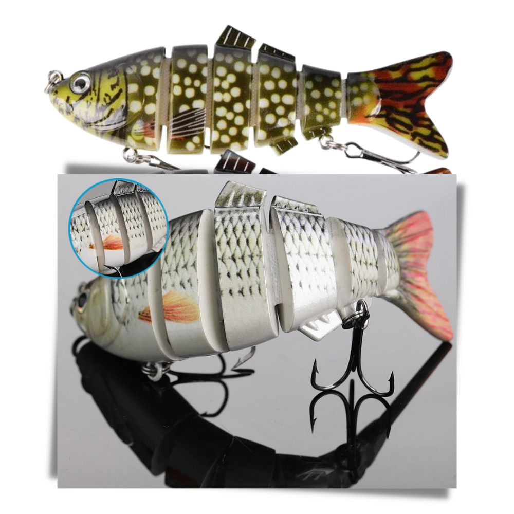 Set of Artificial Wobbler Fishing Lures - Ozerty