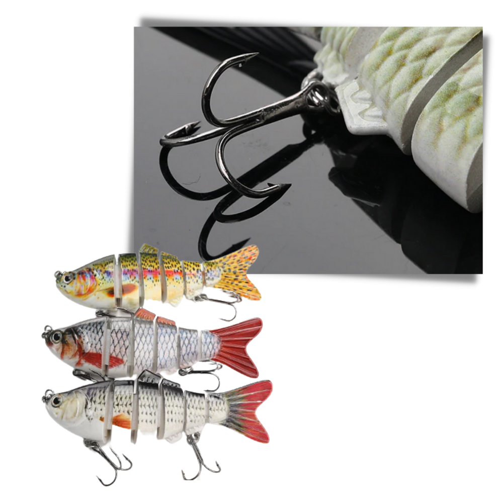 Set of Artificial Wobbler Fishing Lures - Ozerty