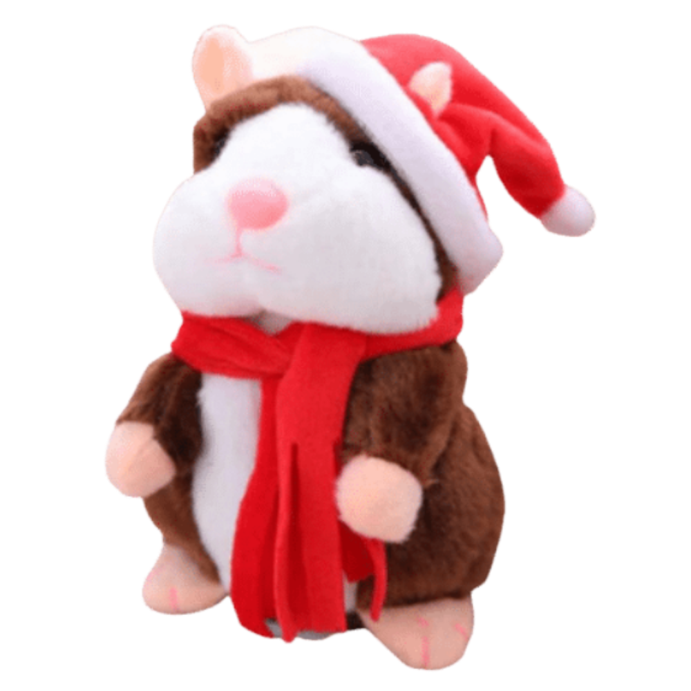 Plush Talking Hamster -Christmas - Ozerty