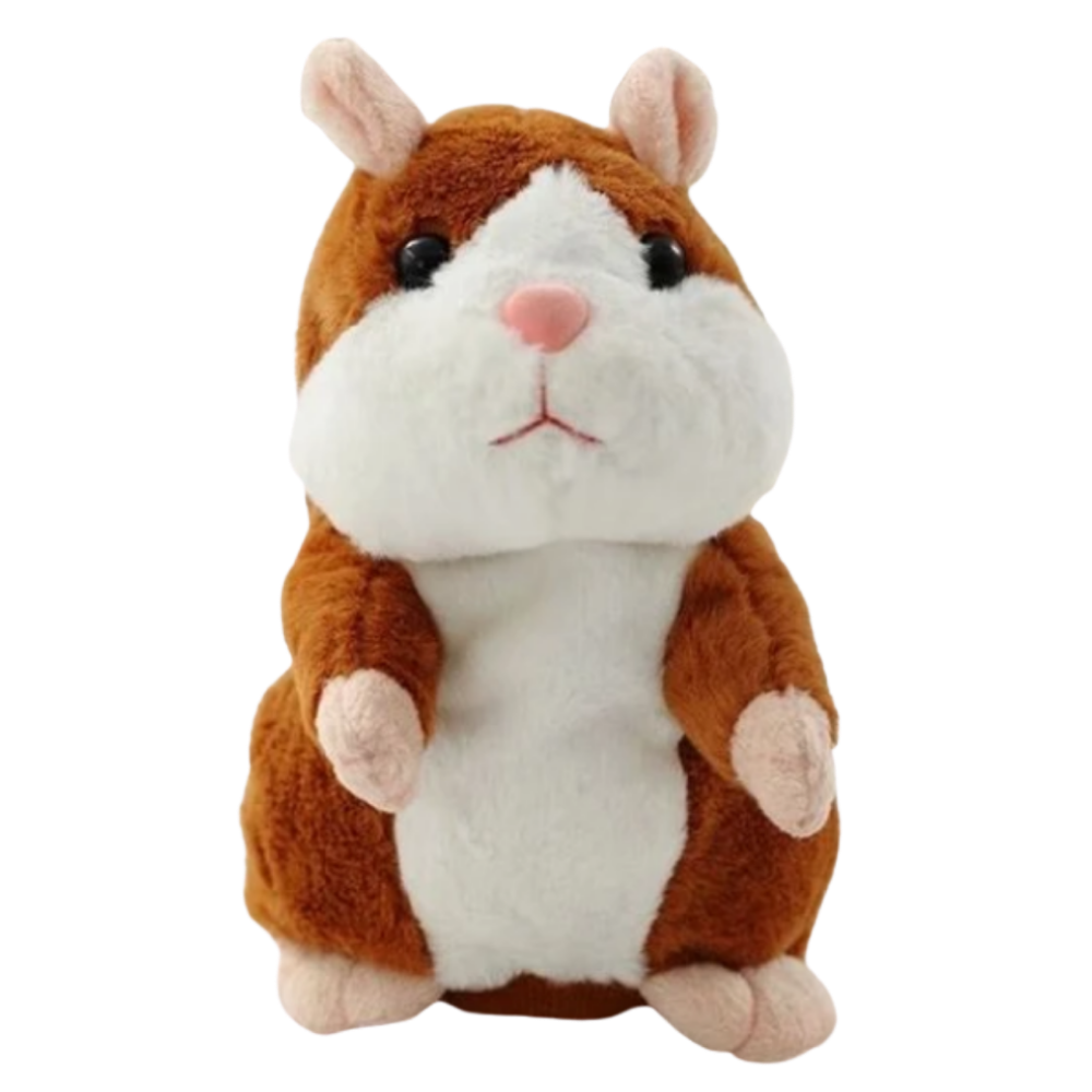 Plush Talking Hamster -Light Brown - Ozerty