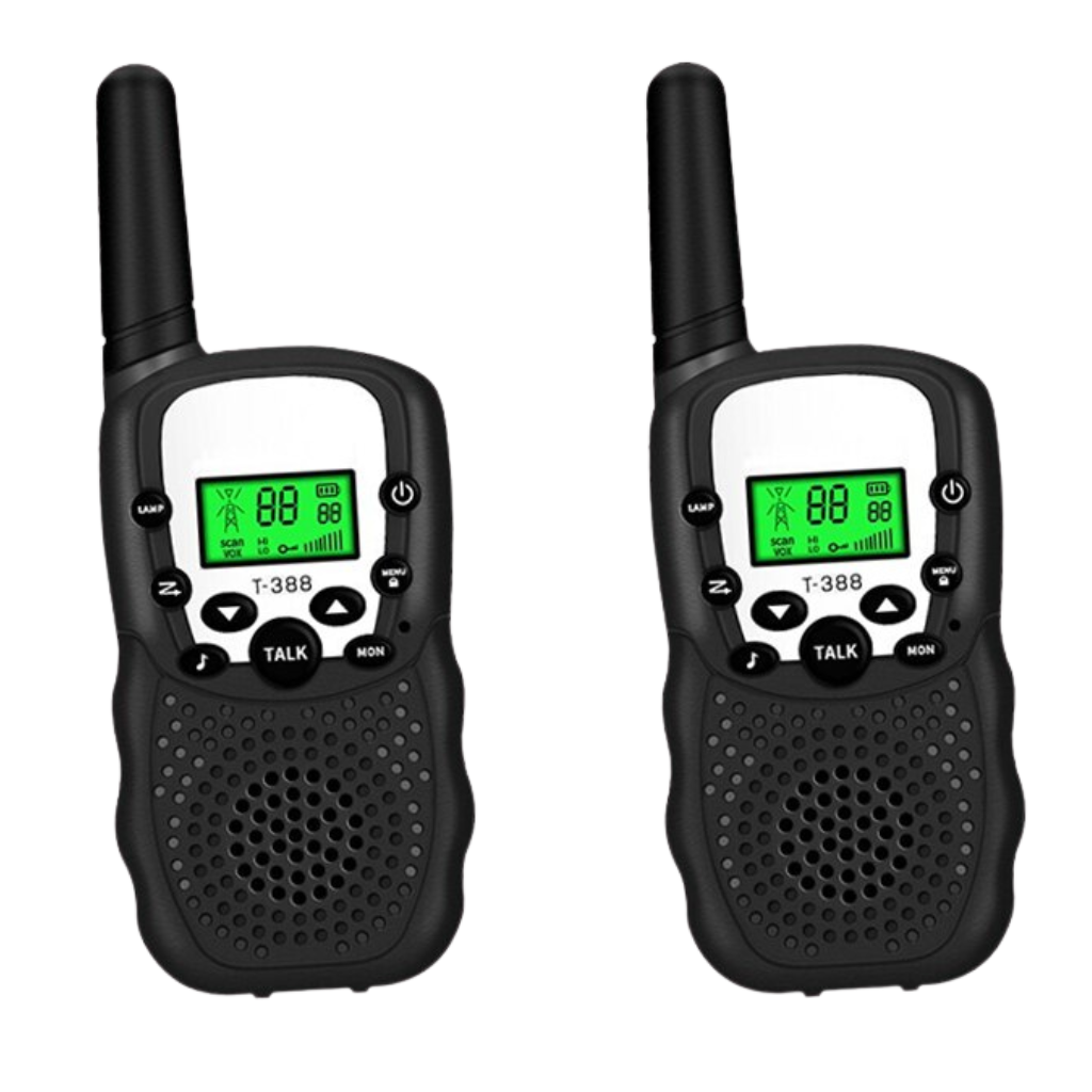 Kids Walkie Talkies (2 Pcs) -Black - Ozerty