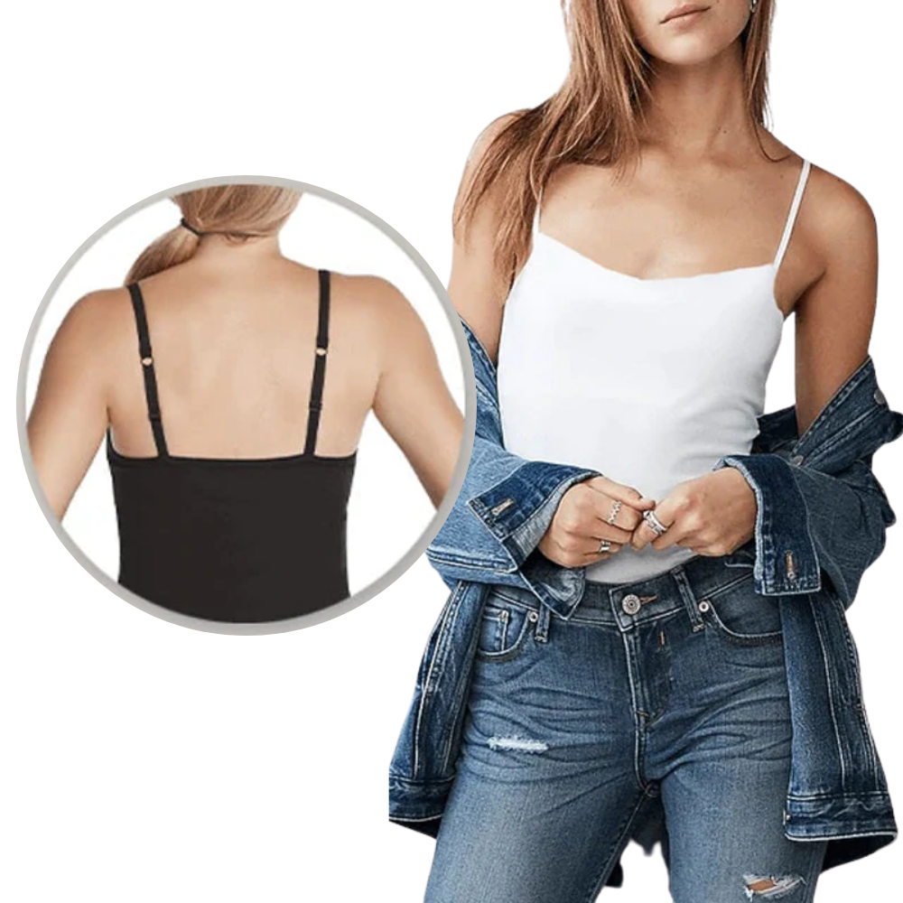 Camisole with Built-In Bra - Ozerty