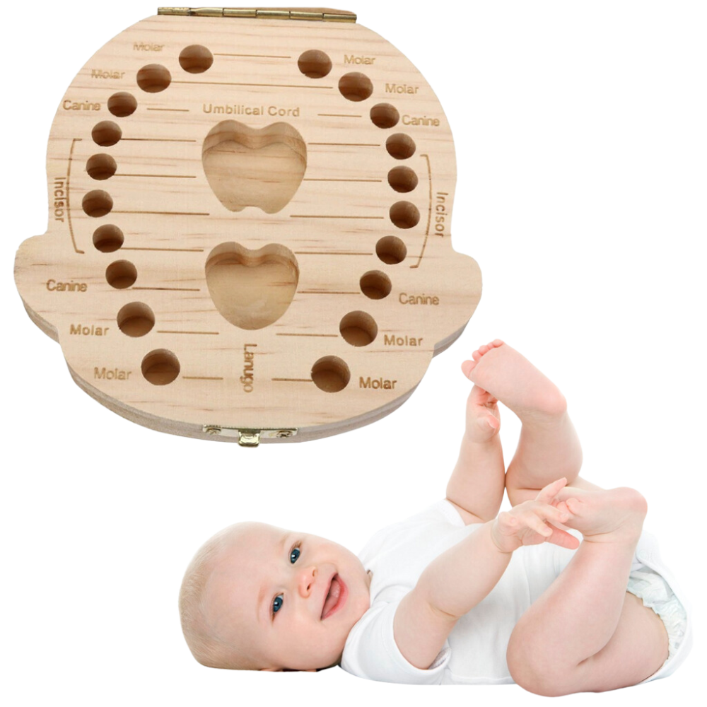 Wooden Baby Teeth Box - Ozerty