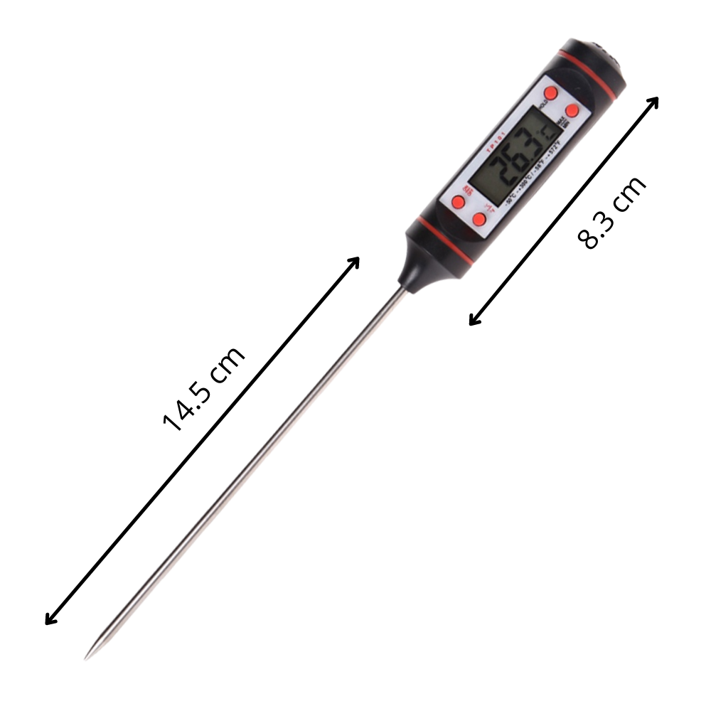 Digital Cooking Probe Thermometer - Ozerty