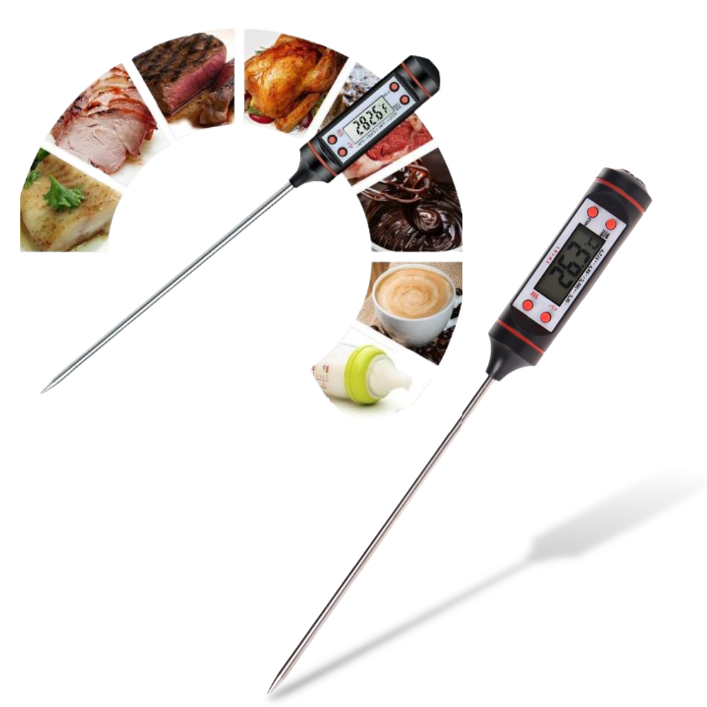 Digital Cooking Probe Thermometer - Ozerty