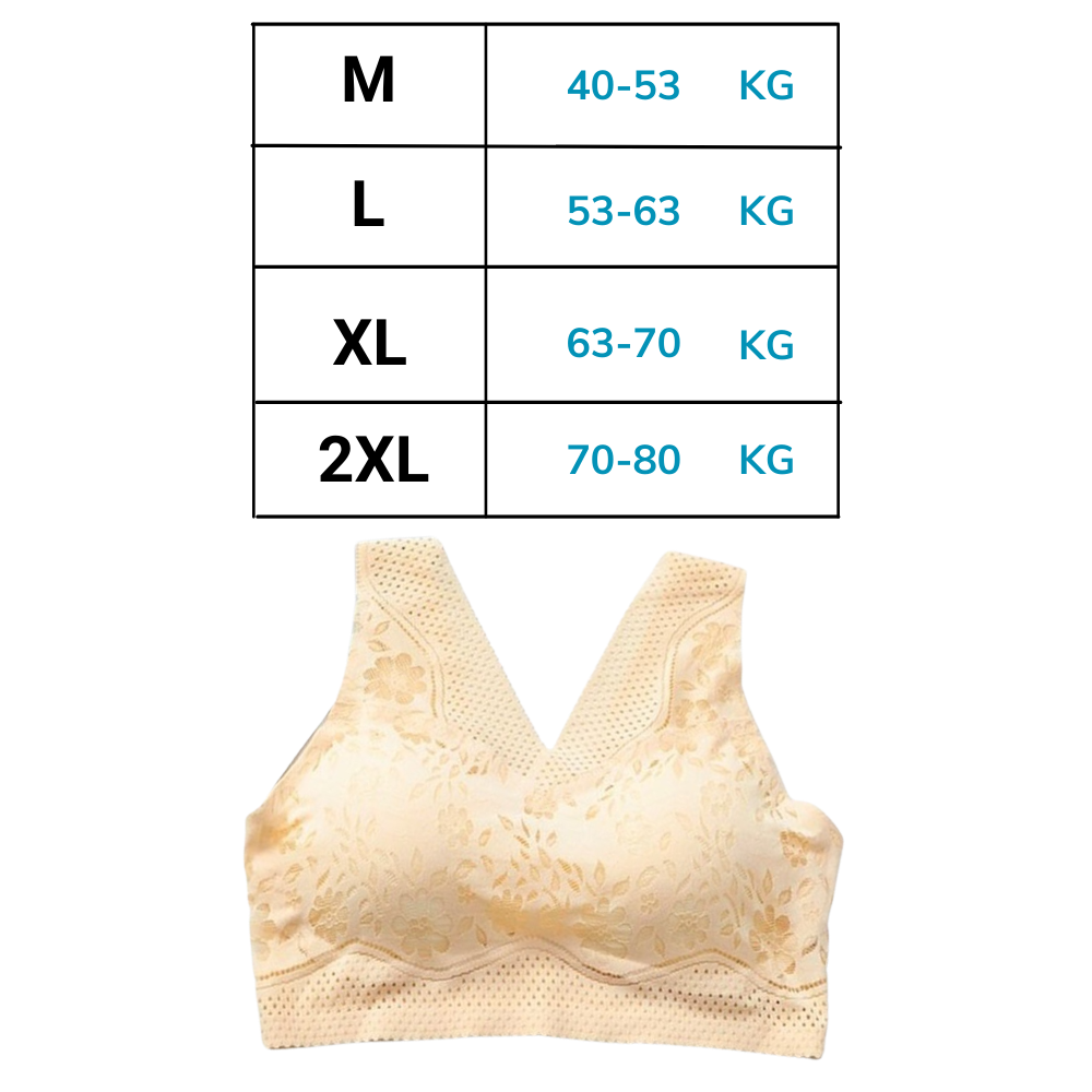 Seamless Breathable Lacy Bra - Ozerty