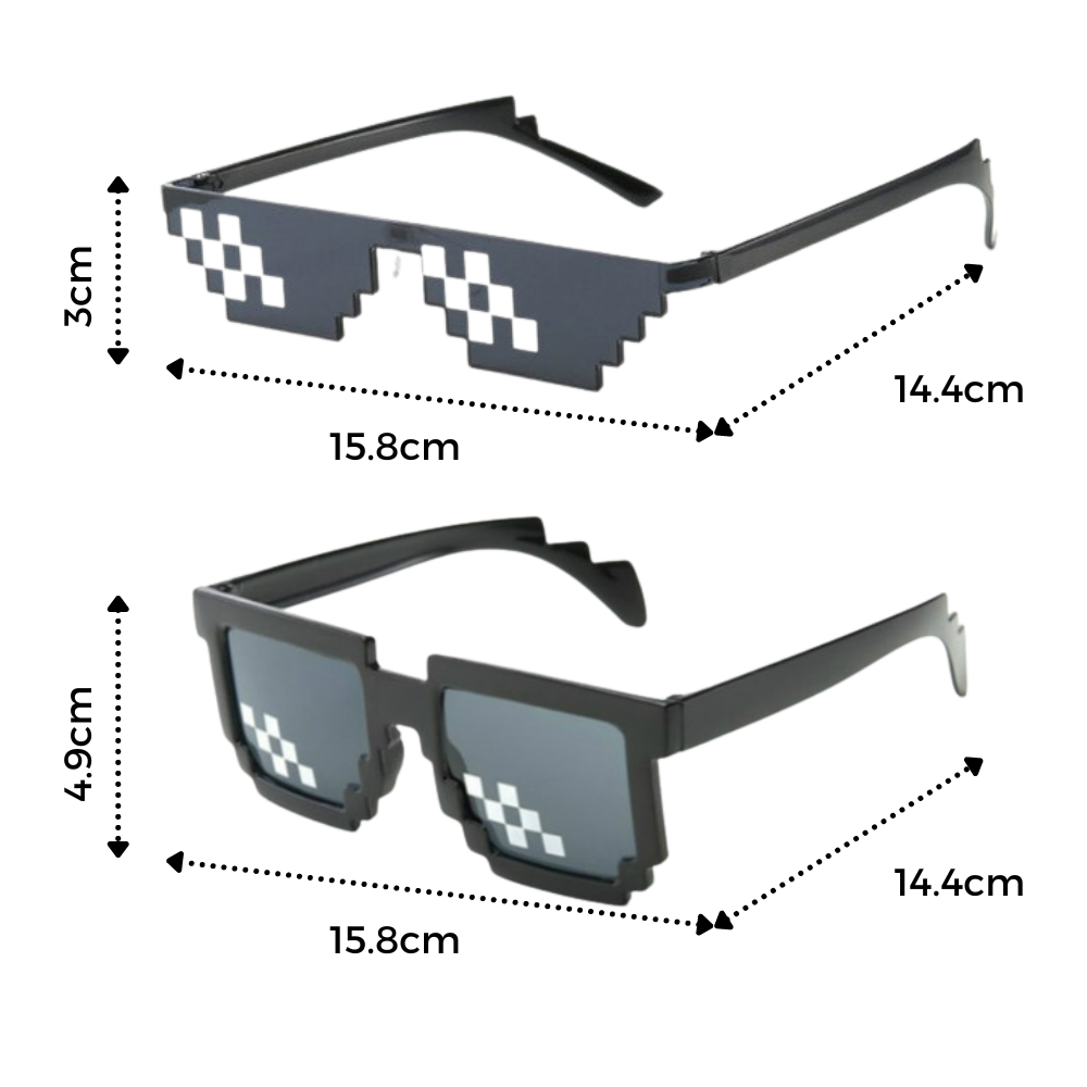 Fashion Pixel Sunglasses - Ozerty