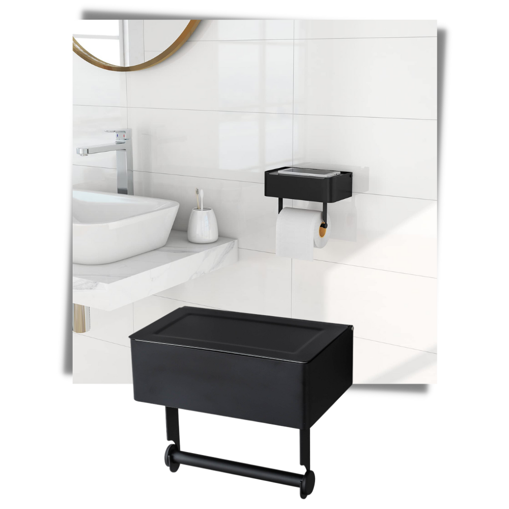 Toilet Paper Holder & Tissue Box - Ozerty