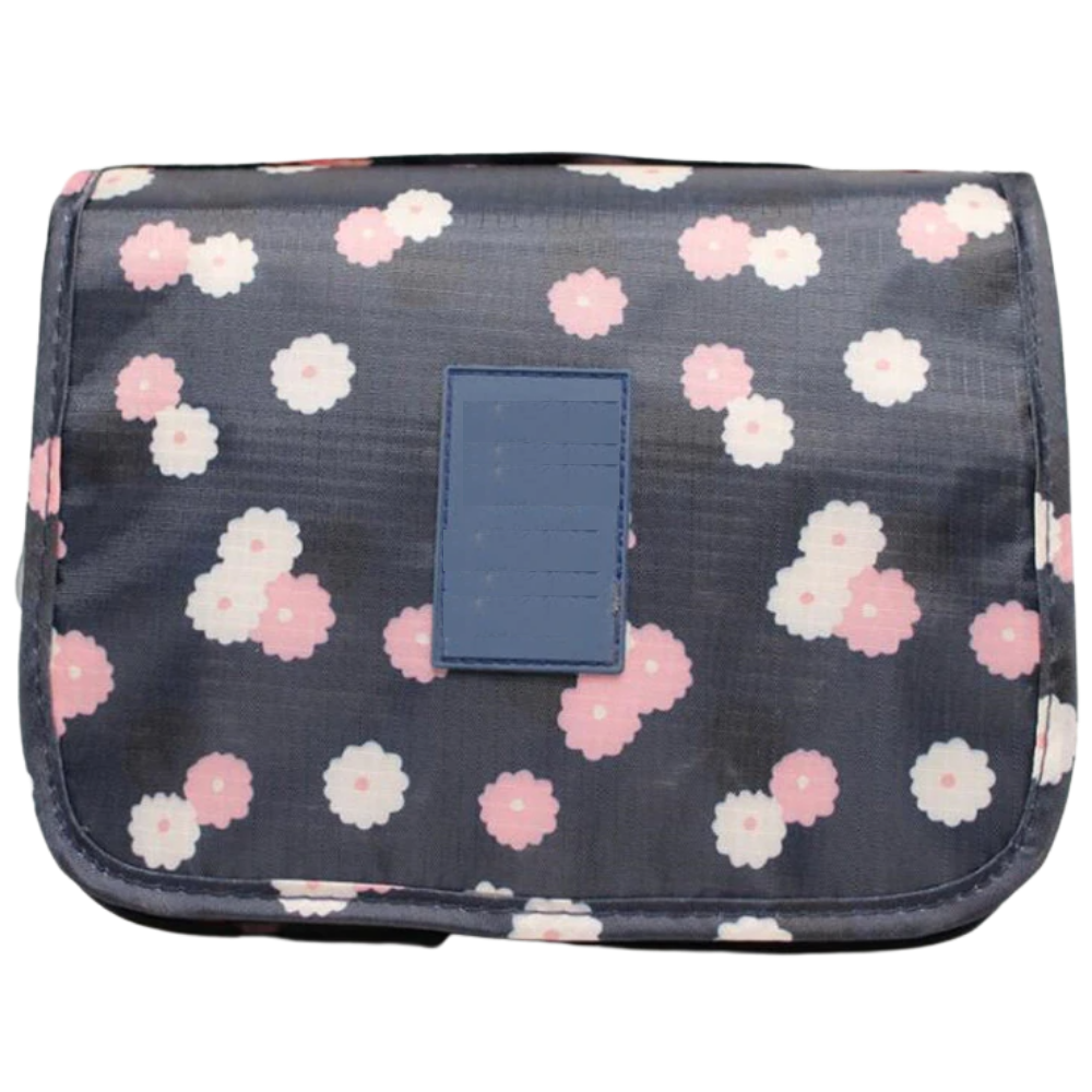 Travel Cosmetics Bag -Navy Hua - Ozerty