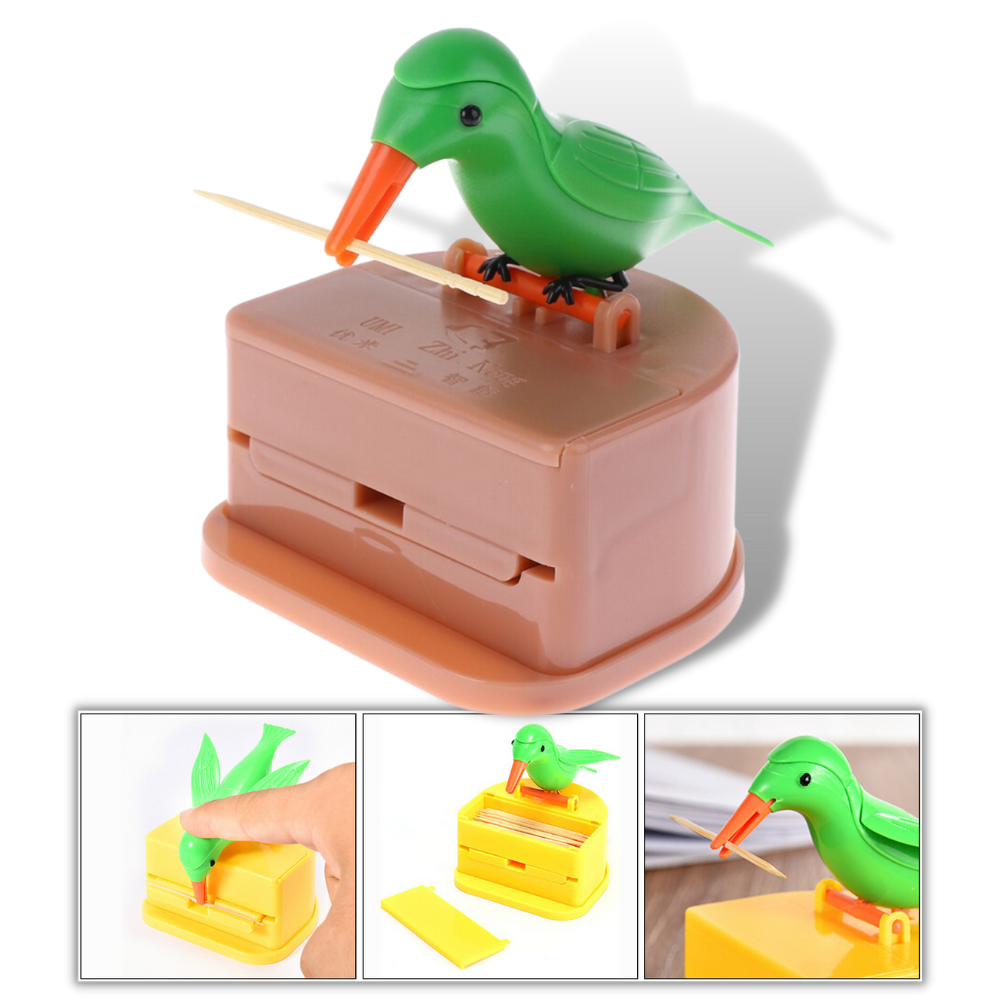 Bird Toothpick Dispenser Box - Ozerty