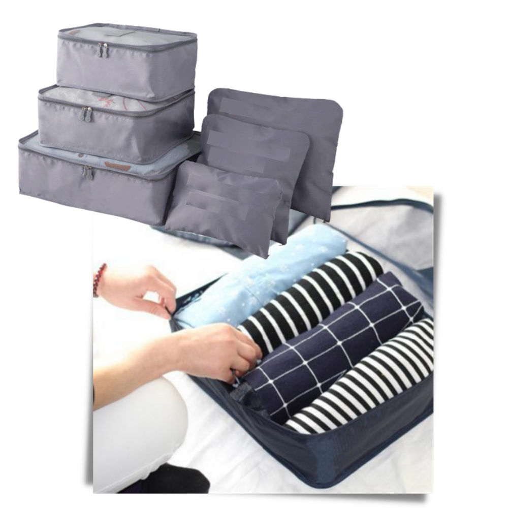 Set of 6 Small Travel Bags for Suitcase - Ozerty