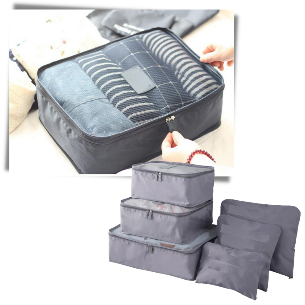 Set of 6 Small Travel Bags for Suitcase - Ozerty