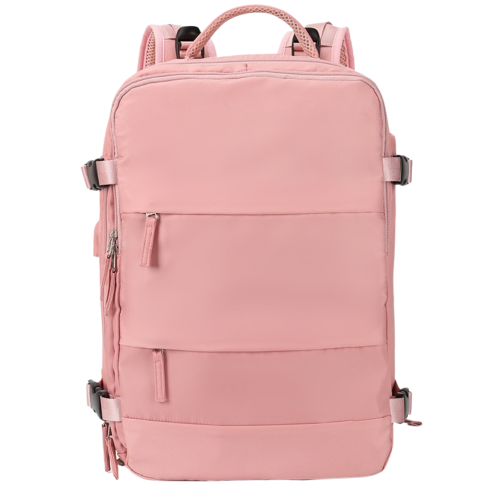 Multifunctional Outdoor Travel Backpack -Pink - Ozerty