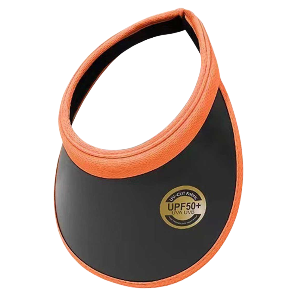 Sports Visor Cap -Orange - Ozerty