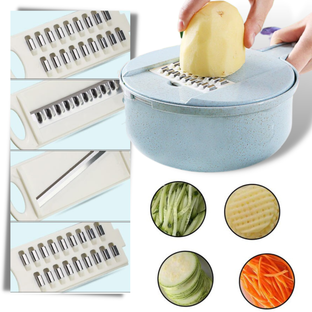 Vegetable cutter 8 in 1 - Ozerty