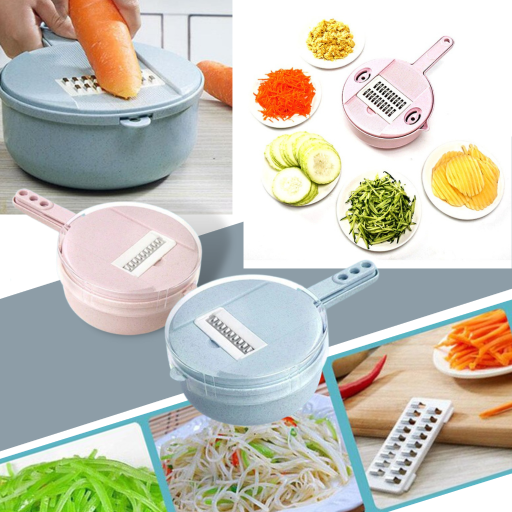 Vegetable cutter 8 in 1 - Ozerty