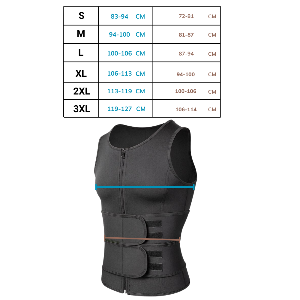 Men’s Sauna Waist Trainer - Ozerty