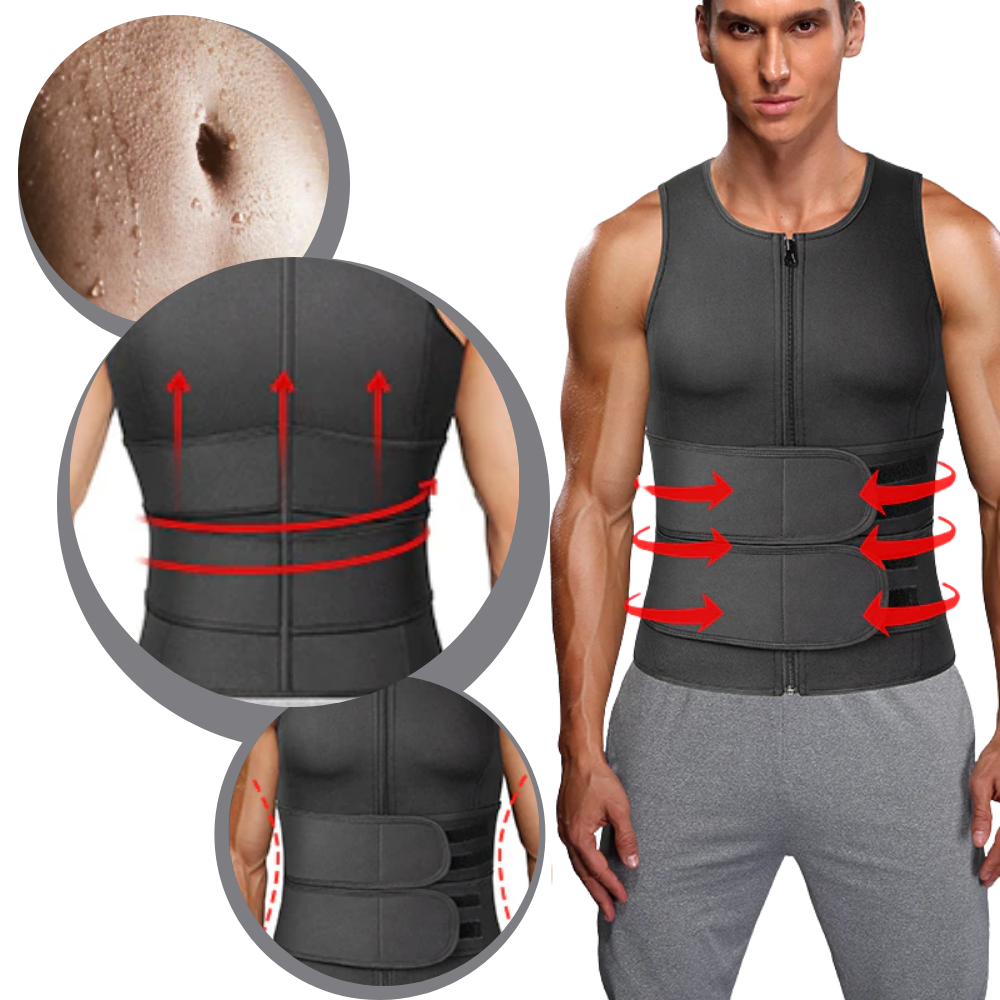 Men’s Sauna Waist Trainer - Ozerty