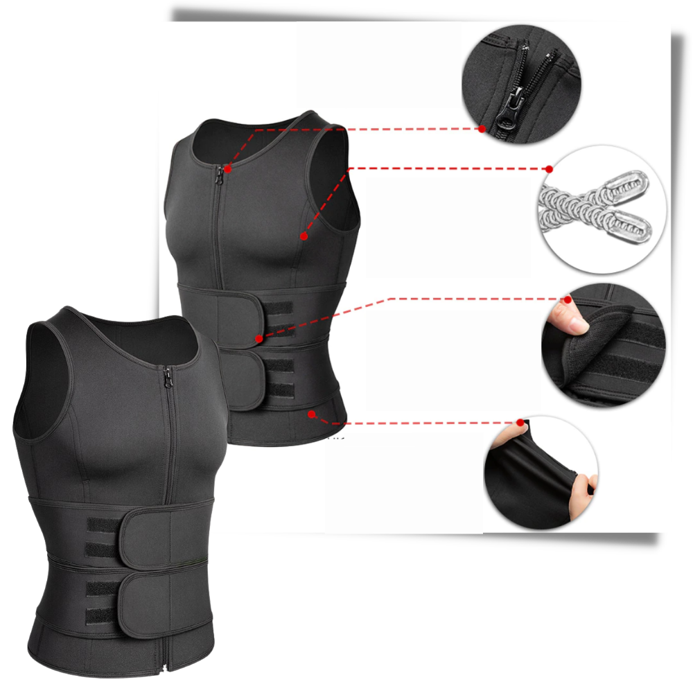 Men’s Sauna Waist Trainer - Ozerty