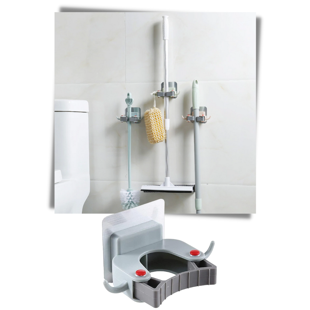 Wall-Mounted Broom Holder - Ozerty