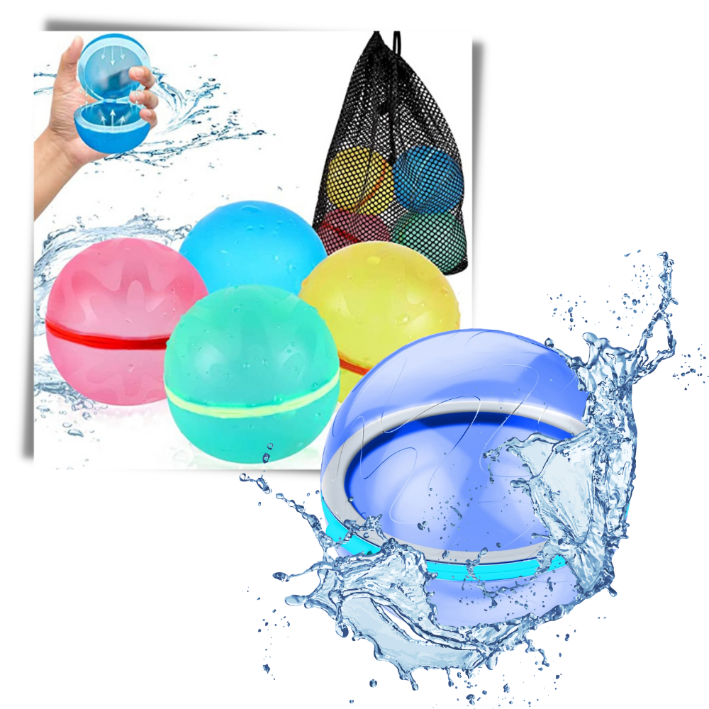 Pack of Reusable Water Balloons - Ozerty