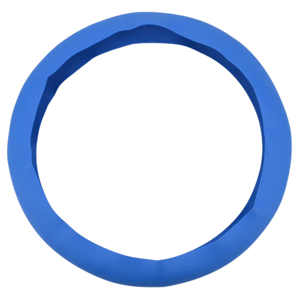 Silicone Steering Wheel Cover -Dark Blue - Ozerty