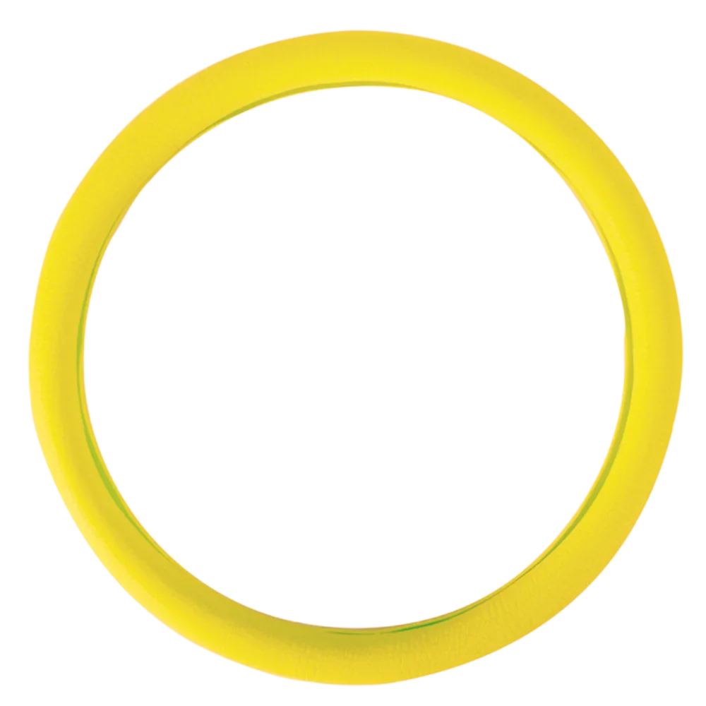 Silicone Steering Wheel Cover -Yellow - Ozerty