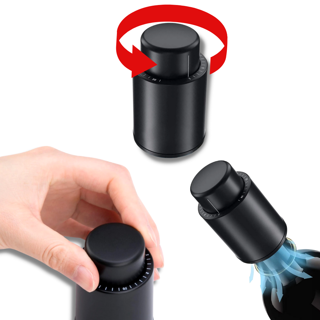 Vacuum Stopper for Wine Bottles - Ozerty