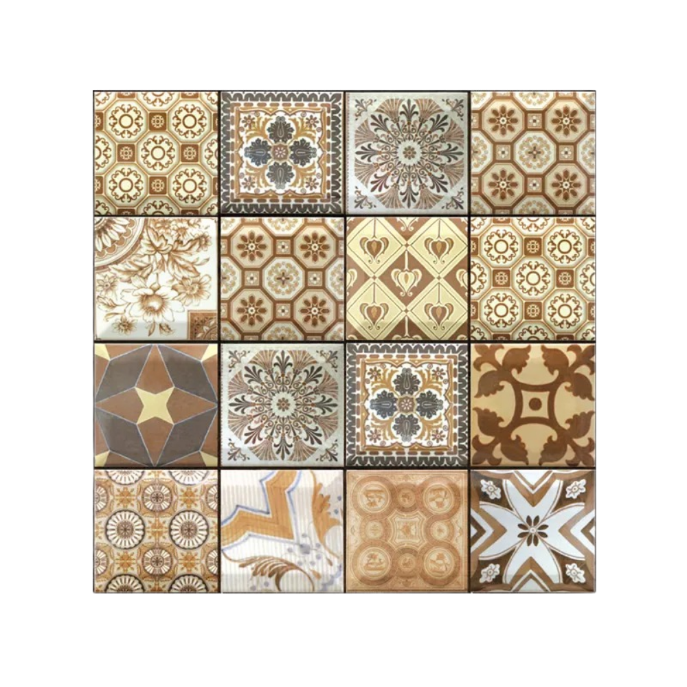 Peel and Stick 3D Foam Wall Tiles -Morocco - Ozerty