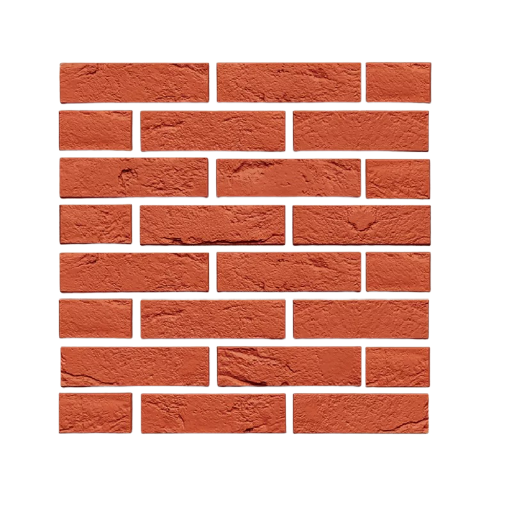 Peel and Stick 3D Foam Wall Tiles -Common Brick - Ozerty