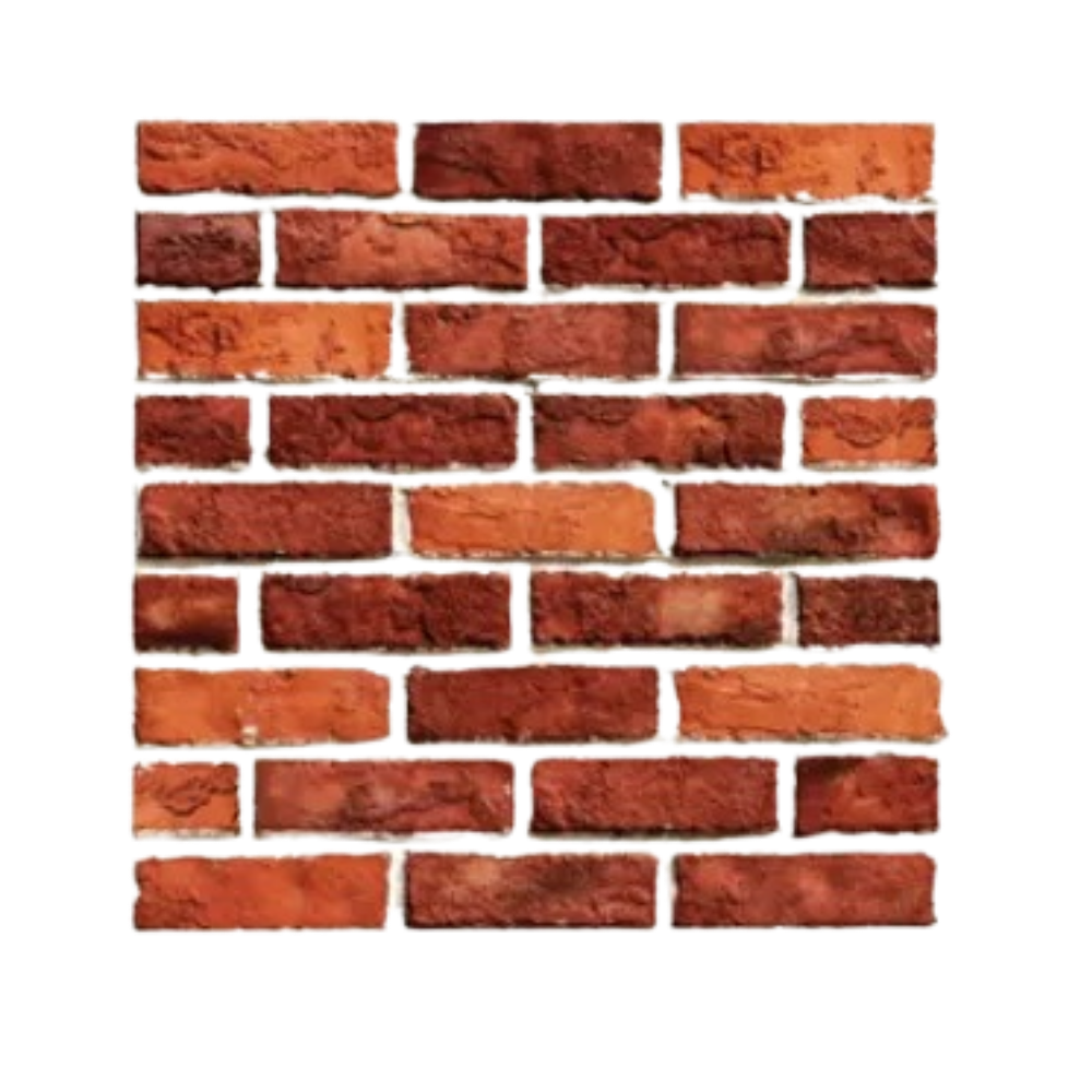 Peel and Stick 3D Foam Wall Tiles -English Brick - Ozerty