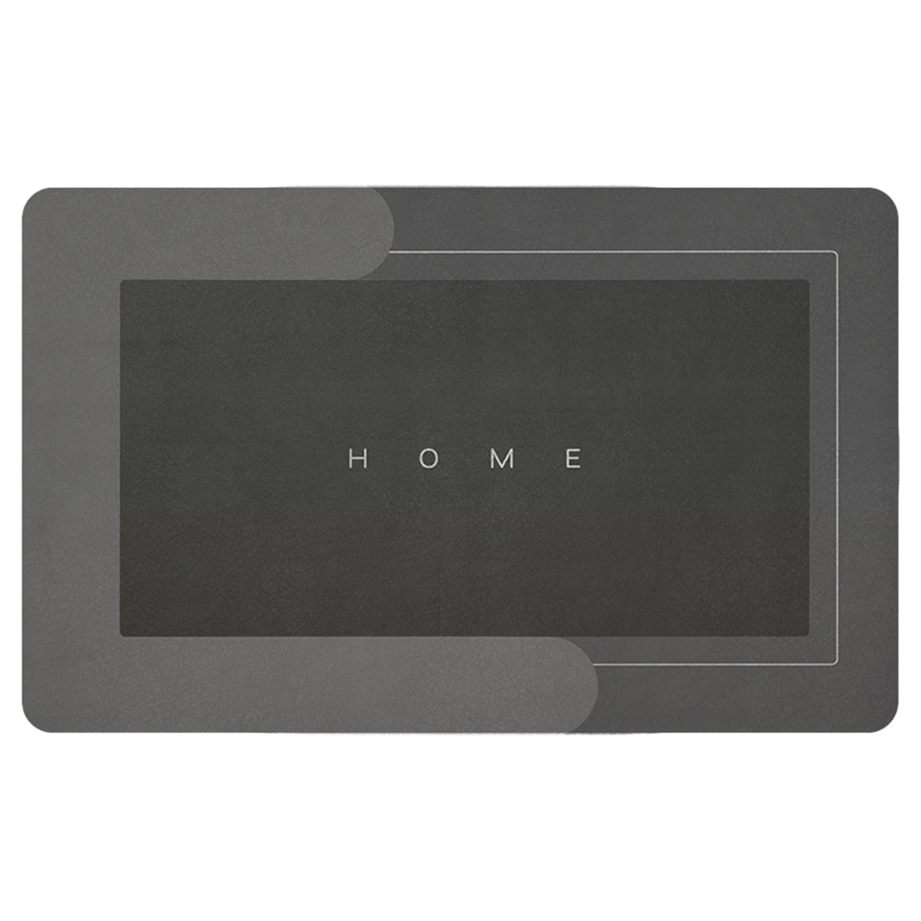 Extra absorbent non slip floor mat -Black - Ozerty