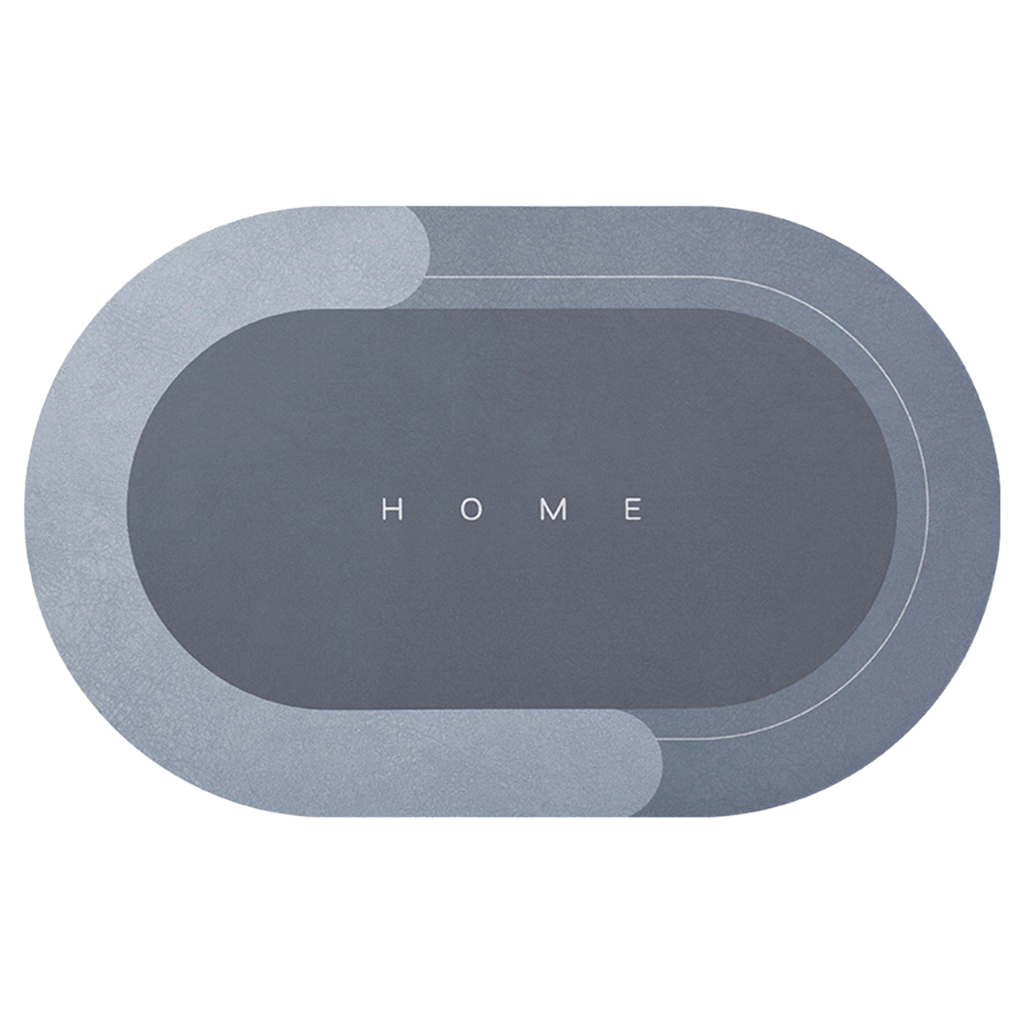 Extra absorbent non slip floor mat -Blue - Ozerty