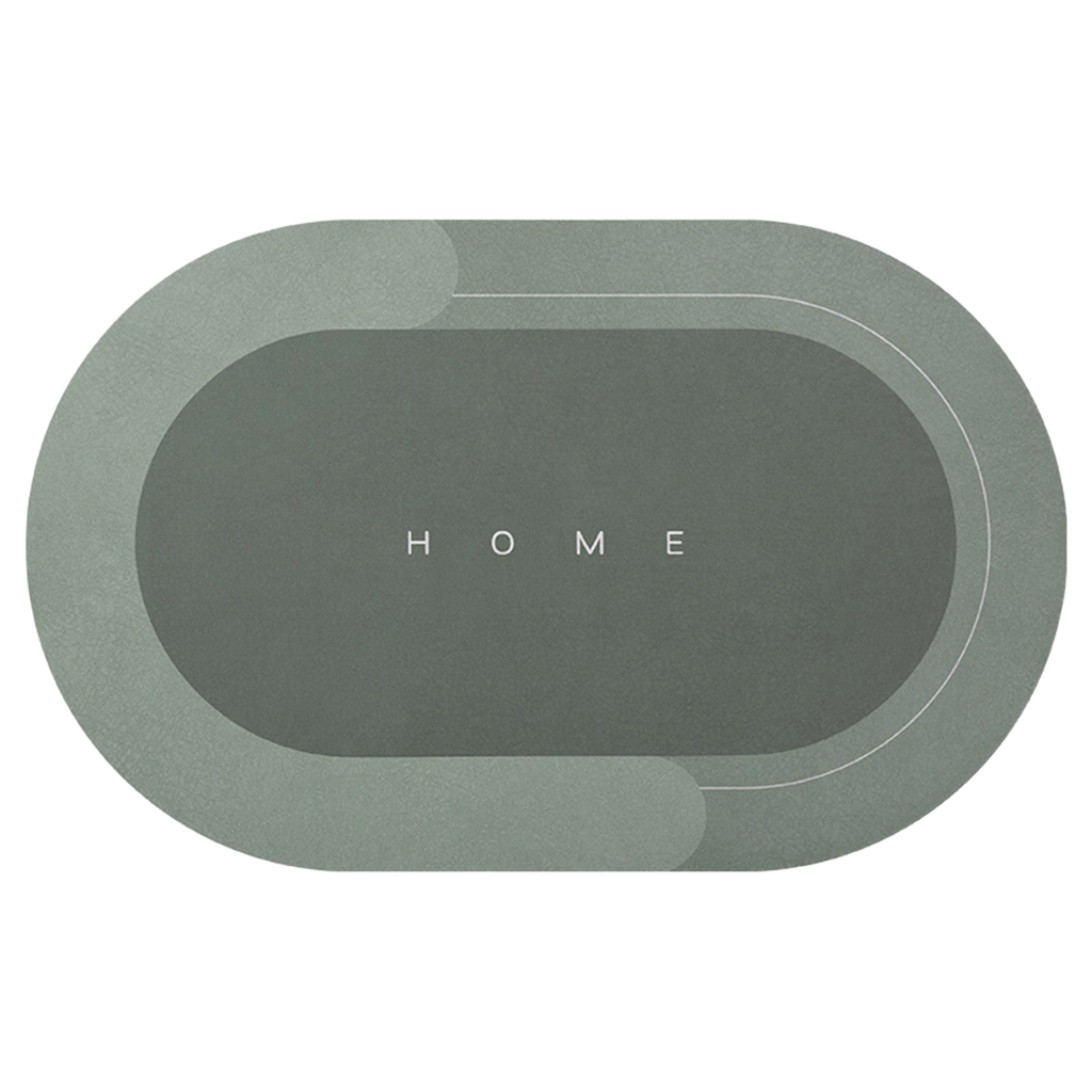 Extra absorbent non slip floor mat -Green - Ozerty