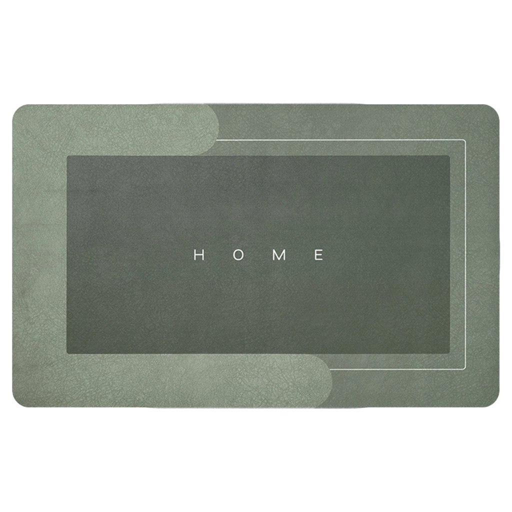 Extra absorbent non slip floor mat -Green - Ozerty