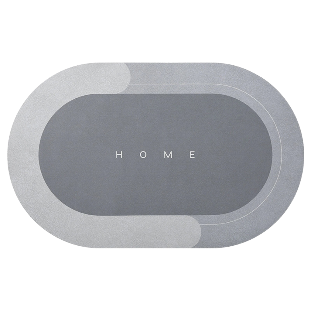 Extra absorbent non slip floor mat -Grey - Ozerty
