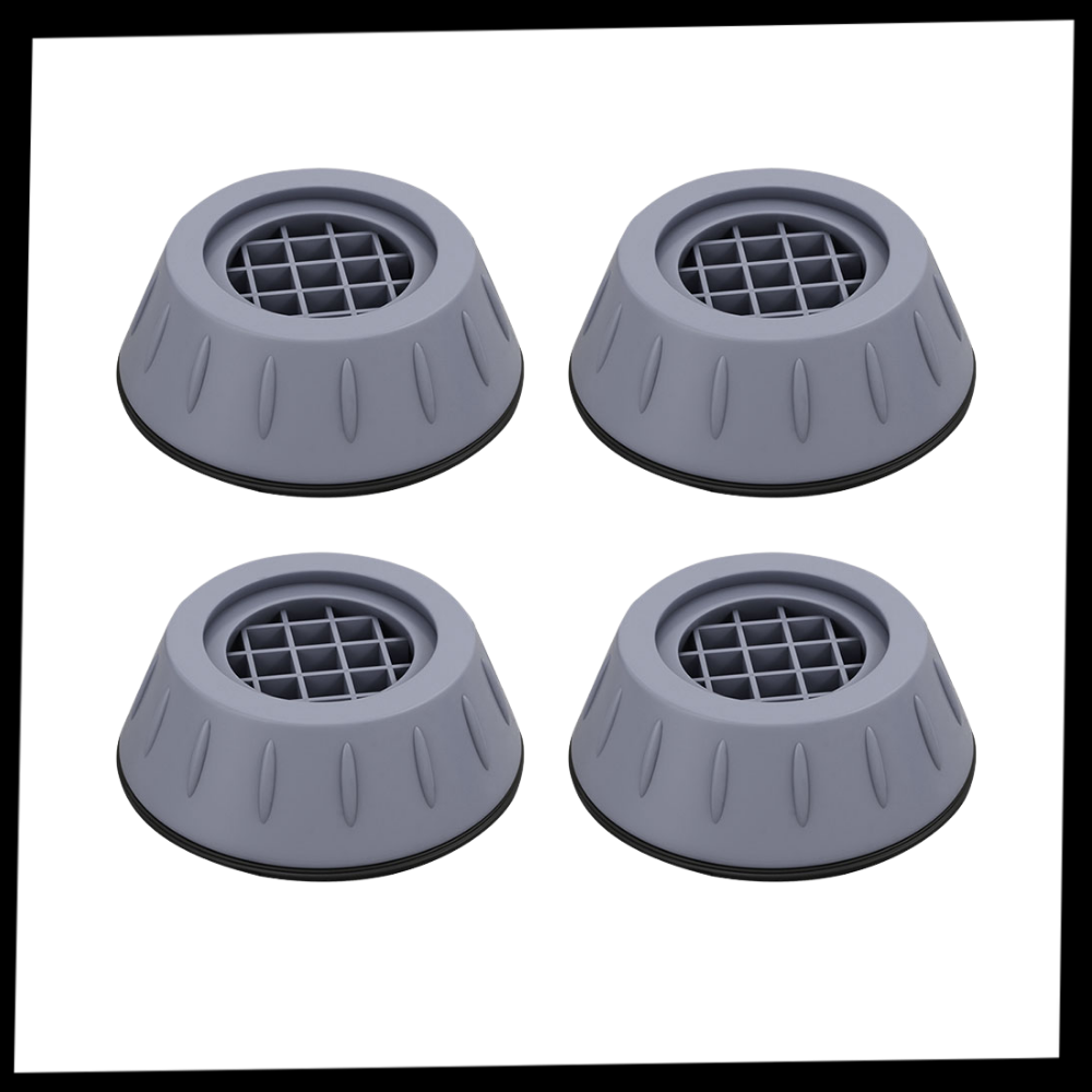 Pack of 4 Anti Vibration Rubber Feet Pads - Ozerty