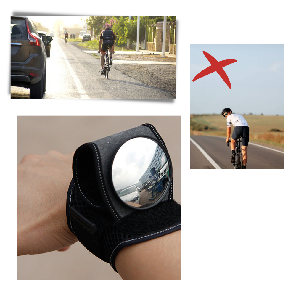 Wrist Rearview Mirror For Bicycle - Ozerty