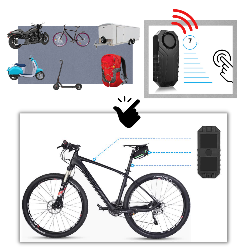 Electric Bicycle Alarm System - Ozerty