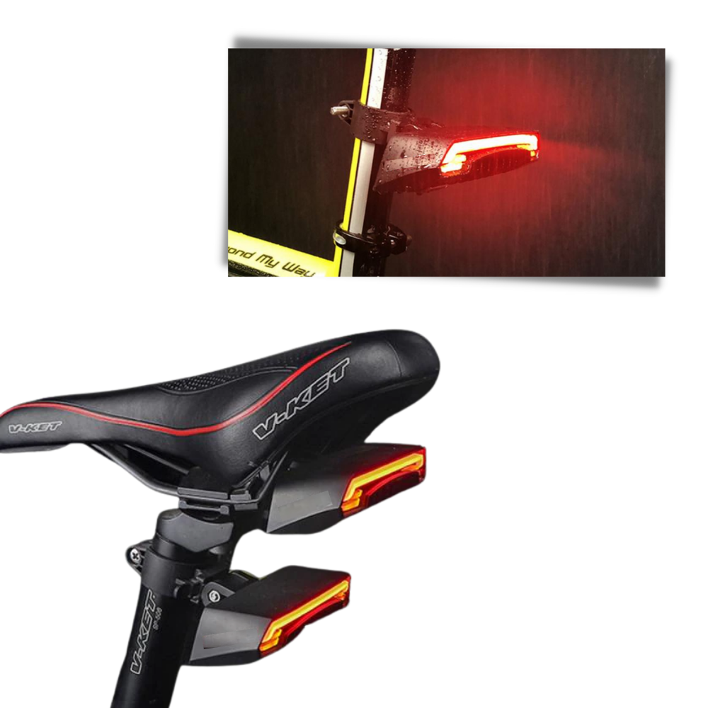 Bike Safety Tail Light with Indicators - Ozerty