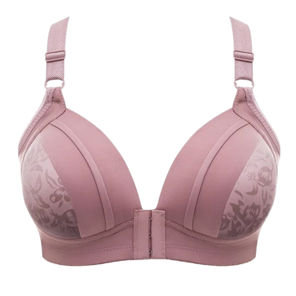 Wireless Push Up Bra -Light Purple - Ozerty