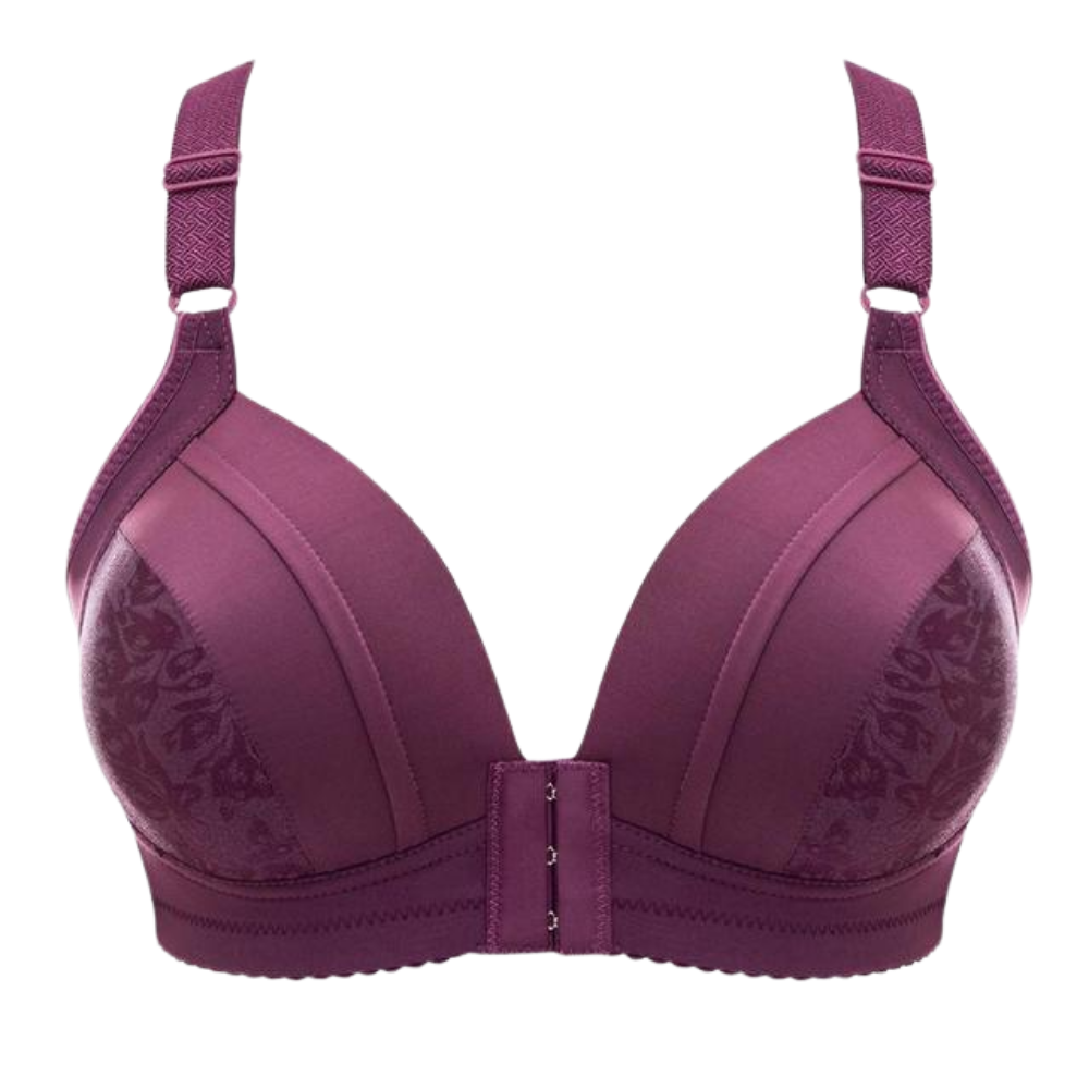 Wireless Push Up Bra -Purple - Ozerty