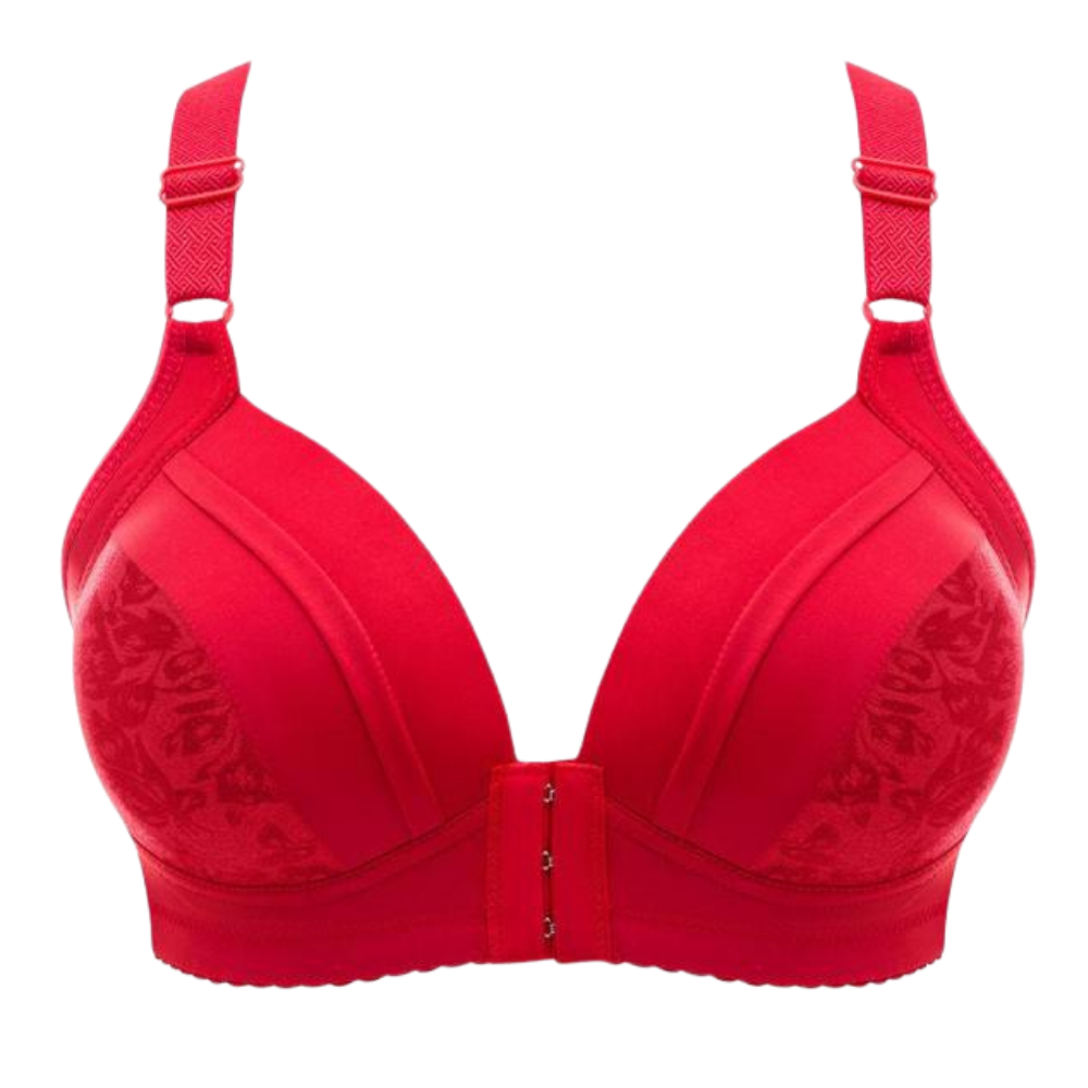 Wireless Push Up Bra -Red - Ozerty