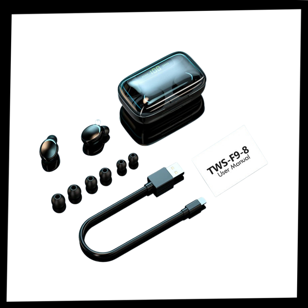 Bluetooth earphones with charging battery box - Ozerty