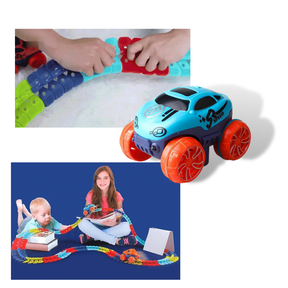 Flexible railway car toy for children - Ozerty