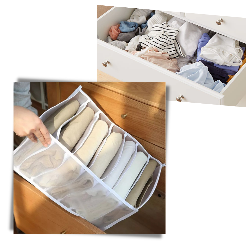 Mesh wardrobe clothes organizer - Ozerty