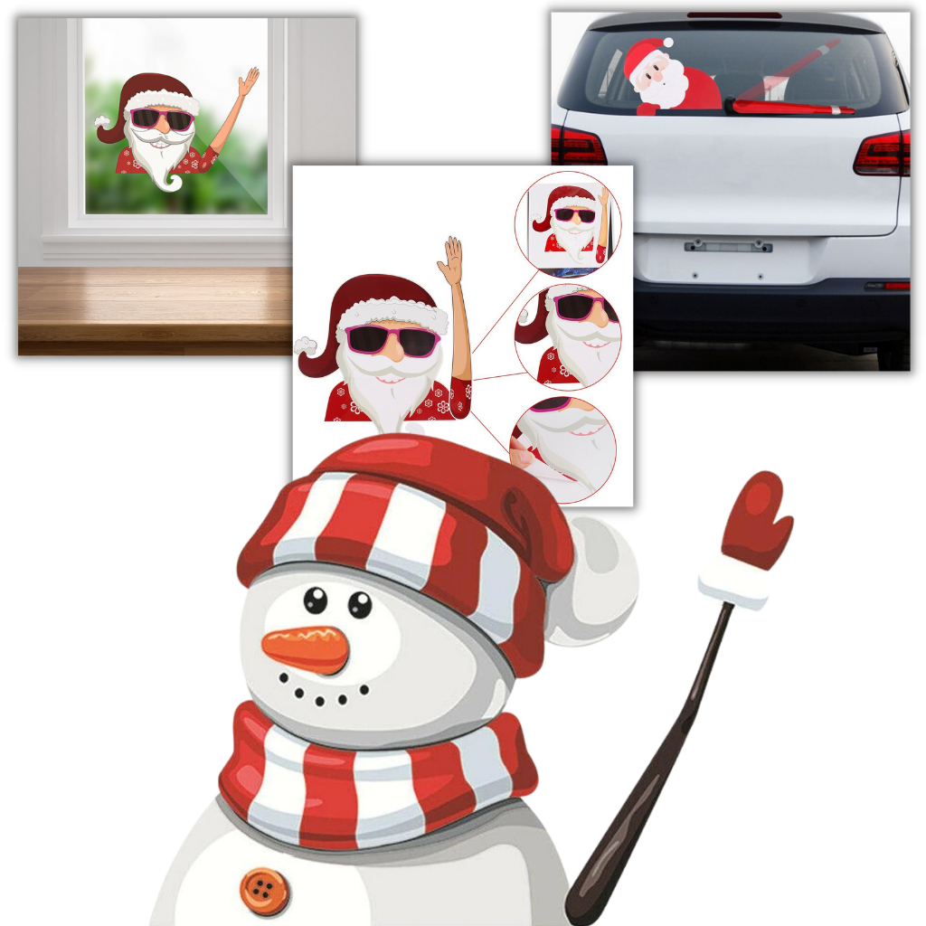 Christmas Windscreen Wiper Sticker - Ozerty